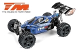 Team Magic Buggy B8ER Blau/Schwarz - 1/8 Elektrisch - 4WD Buggy - RTR - 2500kv Brushless Motor - 4S - Wasserdicht