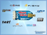 SM-Modellbau MicroVario - Echt winzig! Und trotzdem ist das MicroVario ein vollwertiges TEK Vario mit hochwertigen Drucksensoren und einem dreiachsigen Beschleunigungssensor. Volle Unterstützung für die Telemetrie von Jeti Duplex, Multiplex M-Link, Graupn