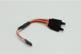 JR Y-Kabel m.Verschluss Clip (HD) 100mm
