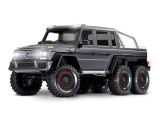 TRAXXAS Mercedes-Benz G63 AMG 6x6 RTR ohne Akku/Lader inkl Licht 1/10 6WD Scale-Crawler Brushed silber